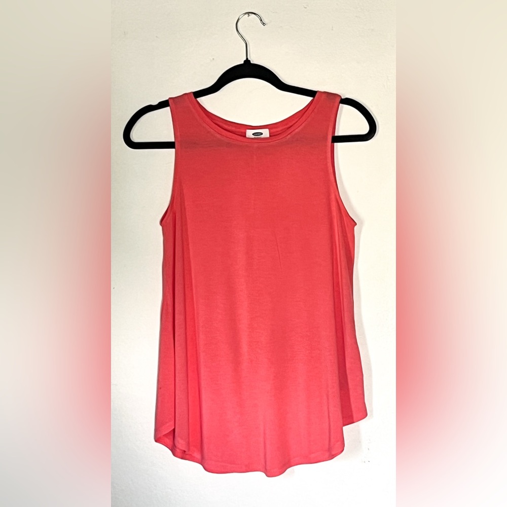 Old Navy Pink Sleeveless Relaxed Tank Top